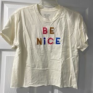 Be Nice Cropped Tee